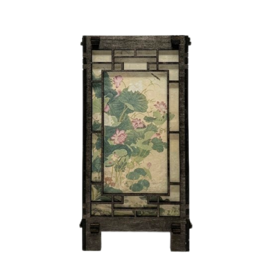 Korean Traditional Wood Lantern 5.5x5.5x11 D