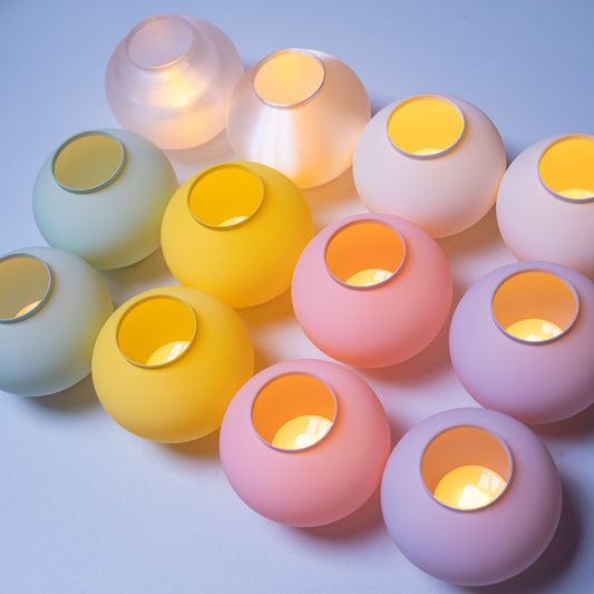 Cute Moon Jar Tea-light Miniature Lamp - Size Small