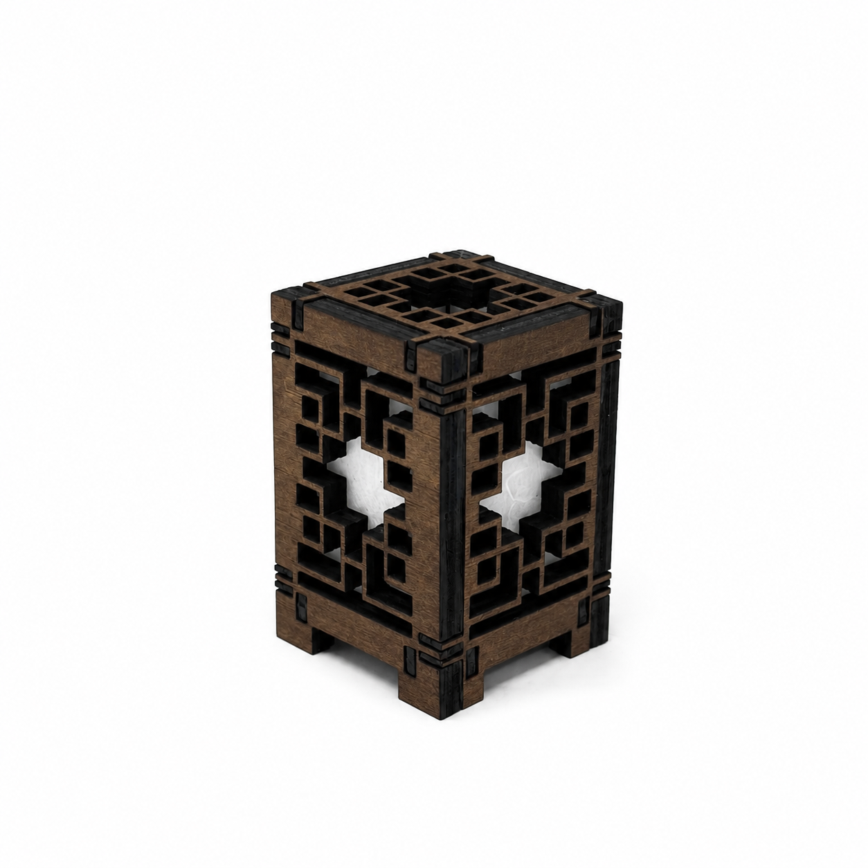 Mini Wooden Korean Lantern Table Decors Lamp- 1.5X1.5X2.5-A23