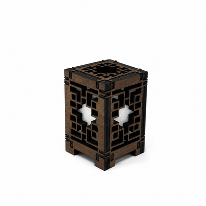 Mini Wooden Korean Lantern Table Decors Lamp- 1.5X1.5X2.5-A23