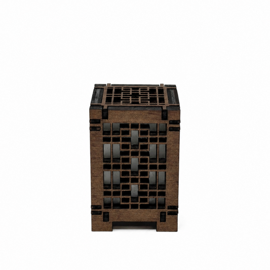 Mini Wooden Korean Lantern Table Decors Lamp- 1.5X1.5X2.5-A26