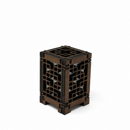Mini Wooden Korean Lantern Table Decors Lamp- 1.5X1.5X2.5-A25