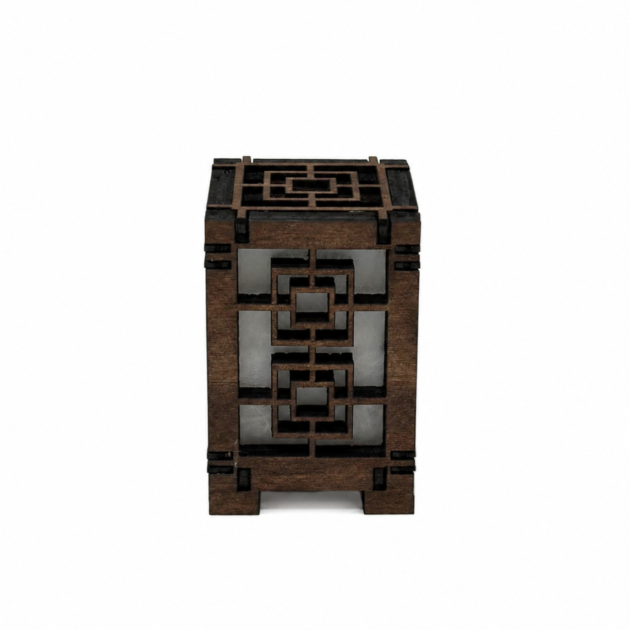 Mini Wooden Korean Lantern Table Decors Lamp- 1.5X1.5X2.5-A42