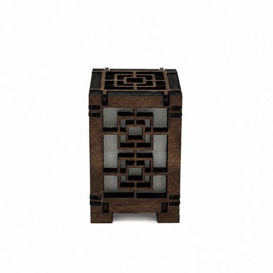 Mini Wooden Korean Lantern Table Decors Lamp- 1.5X1.5X2.5-A42