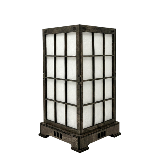 Korean Traditional Wood Lantern 5.5x5.5x11 C