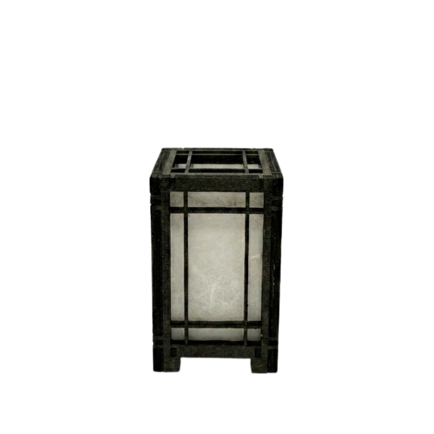 Korean Traditional Wood Lantern - 2.5x2.5x3.5 D
