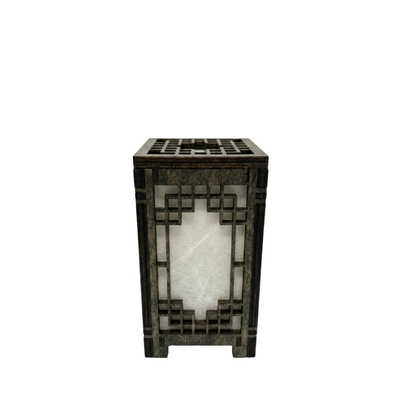 Korean Traditional Wood Lantern - 2.5x2.5x3.5 C