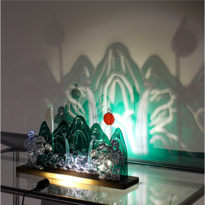 Korean Heritage Mountain Acrylic Display