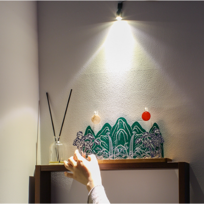 Korean Heritage Mountain Acrylic Display