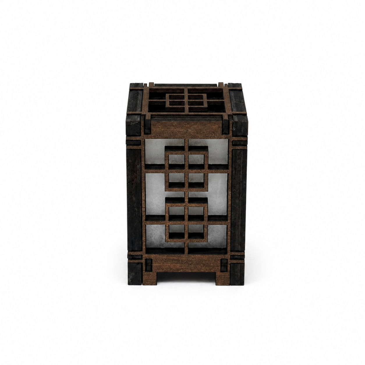 Mini Wooden Korean Lantern Table Decors Lamp- 1.5X1.5X2.5-A12