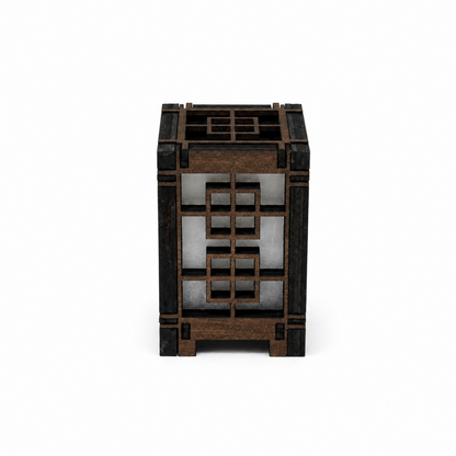 Mini Wooden Korean Lantern Table Decors Lamp- 1.5X1.5X2.5-A12