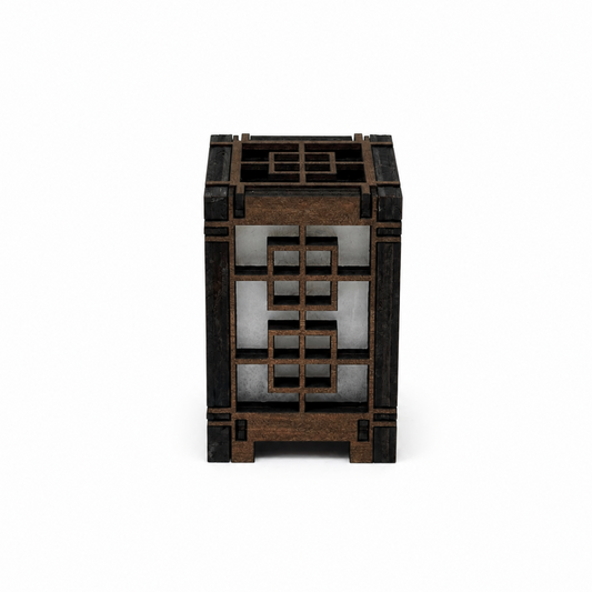 Mini Wooden Korean Lantern Table Decors Lamp- 1.5X1.5X2.5-A12