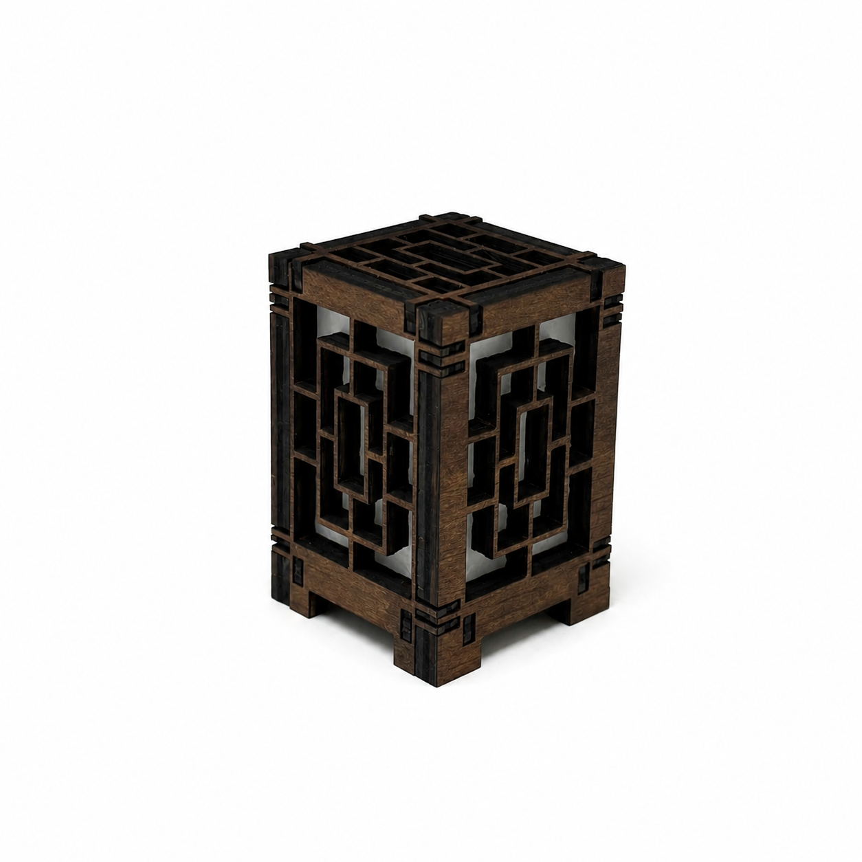 Mini Wooden Korean Lantern Table Decors Lamp- 1.5X1.5X2.5-A40