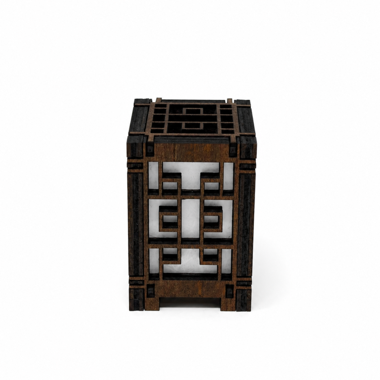 Mini Wooden Korean Lantern Table Decors Lamp- 1.5X1.5X2.5-A29
