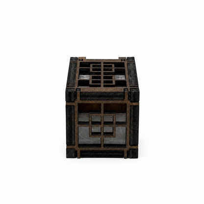 Mini Wooden Korean Lantern Table Decors Lamp- 1.5X1.5X2.5-A12