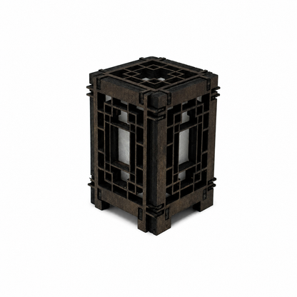Mini Wooden Korean Lantern Table Decors Lamp- 1.5X1.5X2.5-A45