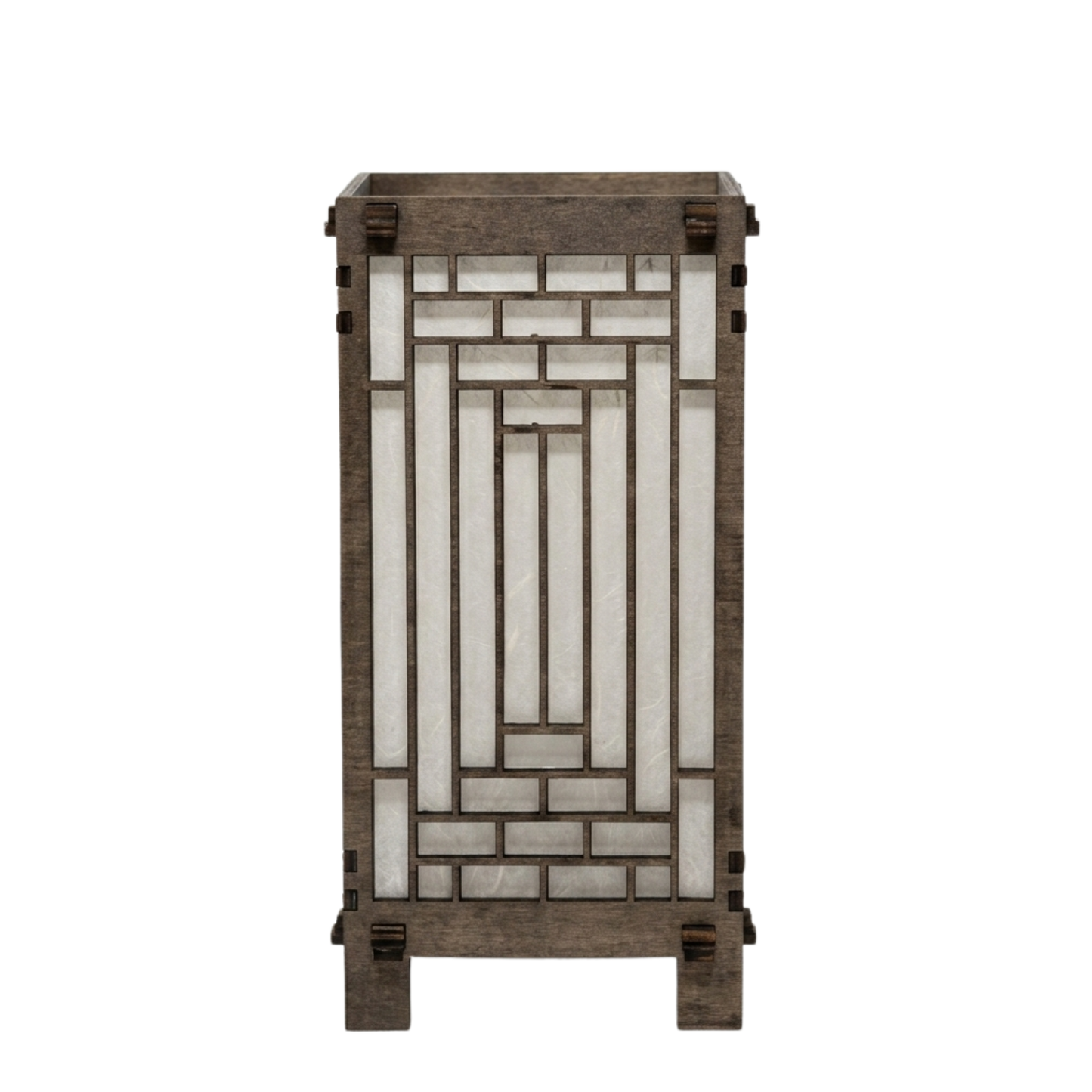 Traditional Korean Wooden Lantern Lamp 5.5x5.5x11 A