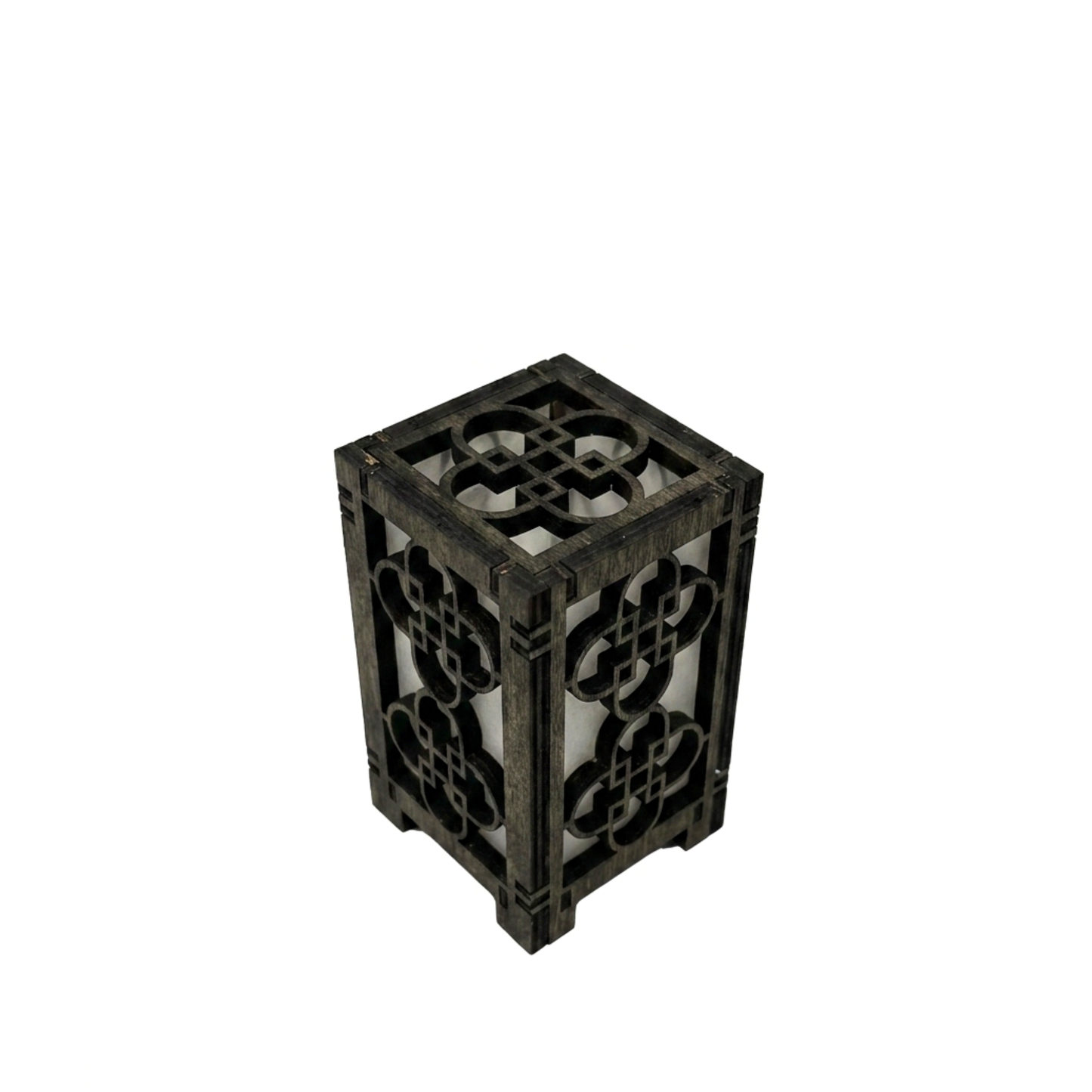 Korean Traditional Wood Lantern - 2.5X2.5X3.5-B