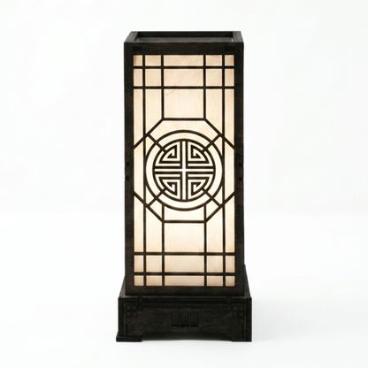 Korean Traditional Wood Lantern 6x6x13.5 A