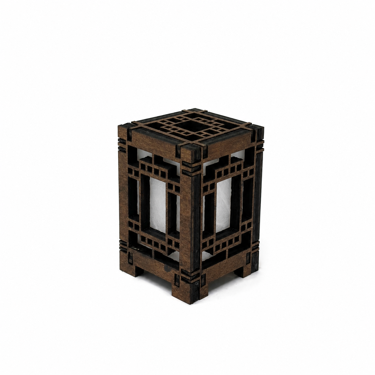 Mini Wooden Korean Lantern Table Decors Lamp- 1.5X1.5X2.5-A21