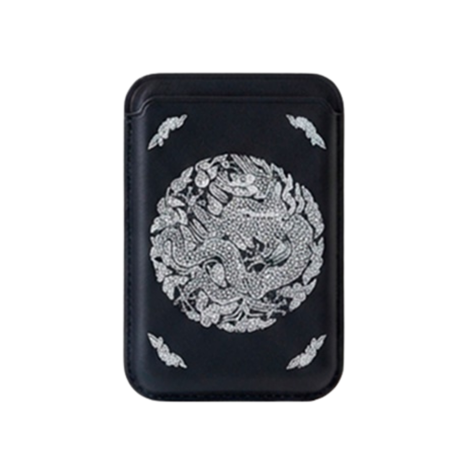 Korean Royal Gonryongpo Tiger MagSafe-Compatible Leather Card Wallet Case