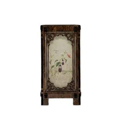 Floral Korean Lantern Lamp - 4x4x8 B