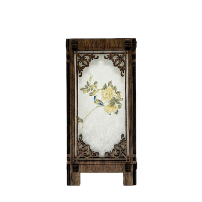 Floral Korean Lantern Lamp - 4x4x8 A
