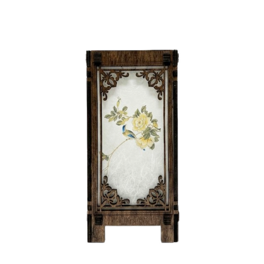Floral Korean Lantern Lamp - 4x4x8 A