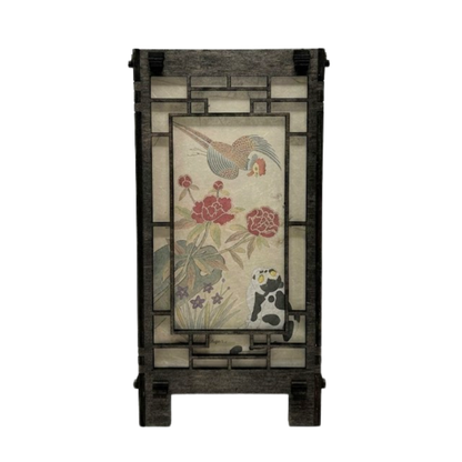 Korean Traditional Wood Lantern 5.5x5.5x11 D