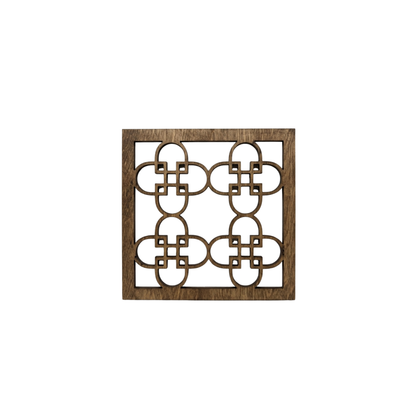 Korean Traditional Wood Lantern 5.5x5.5x11 B