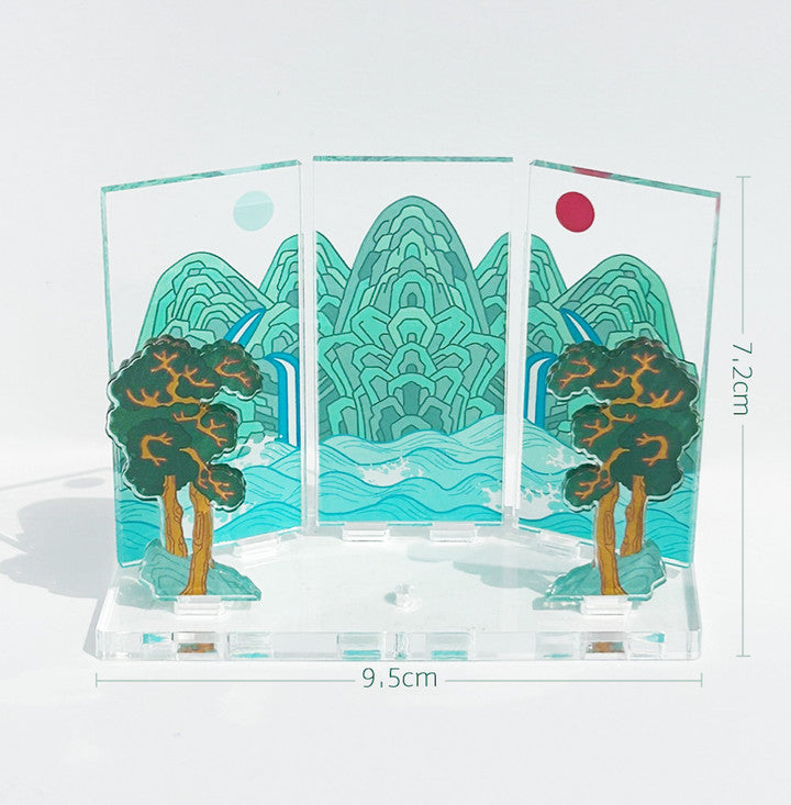 Quiet Mountains: Irworobongdo Acrylic Screen