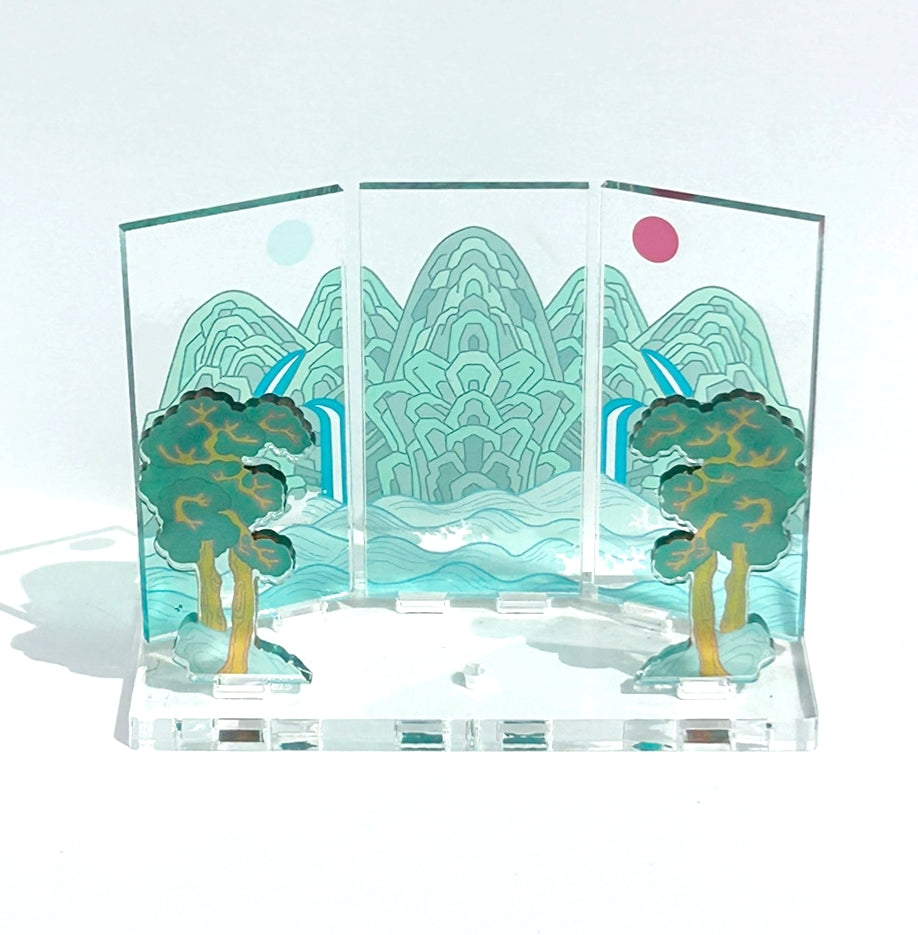 Quiet Mountains: Irworobongdo Acrylic Screen