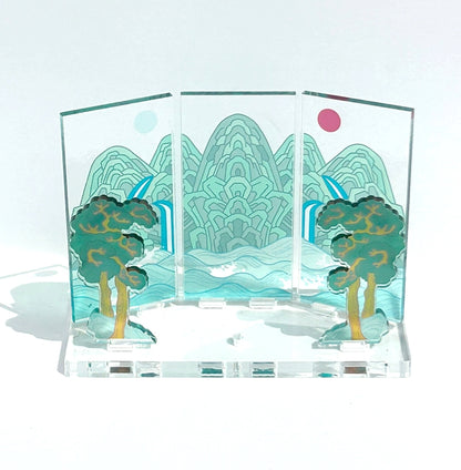 Quiet Mountains: Irworobongdo Acrylic Screen