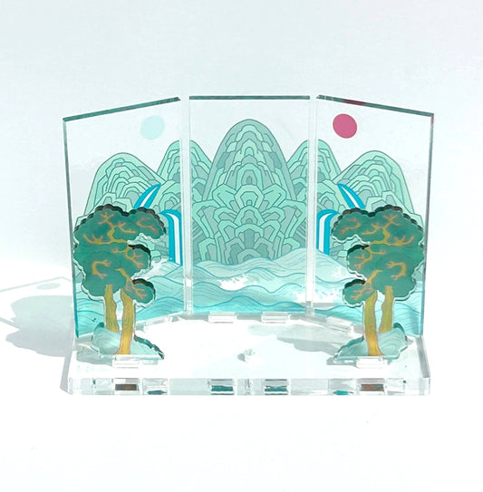 Quiet Mountains: Irworobongdo Acrylic Screen