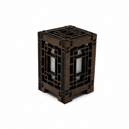 Mini Wooden Korean Lantern Table Decors Lamp- 1.5X1.5X2.5-A47