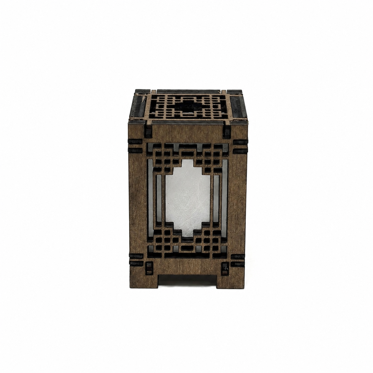 Mini Wooden Korean Lantern Table Decors Lamp- 1.5X1.5X2.5-A7