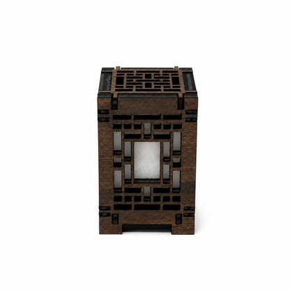 Mini Wooden Korean Lantern Table Decors Lamp- 1.5X1.5X2.5-A24