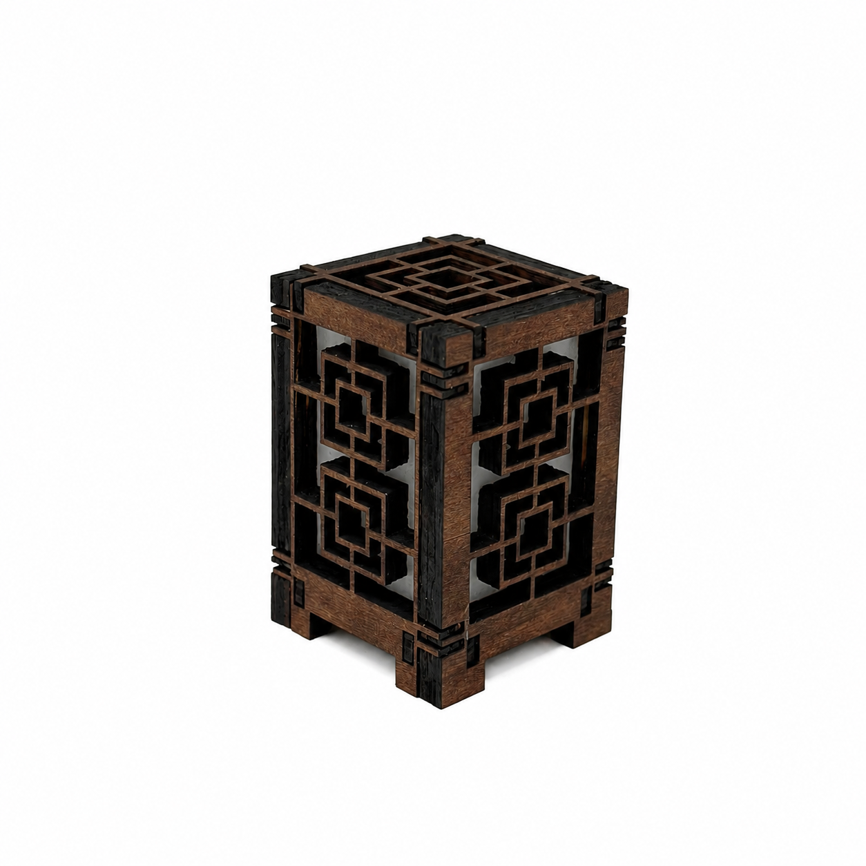 Mini Wooden Korean Lantern Table Decors Lamp- 1.5X1.5X2.5-A42