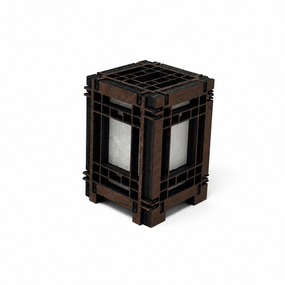 Mini Wooden Korean Lantern Table Decors Lamp- 1.5X1.5X2.5-A5