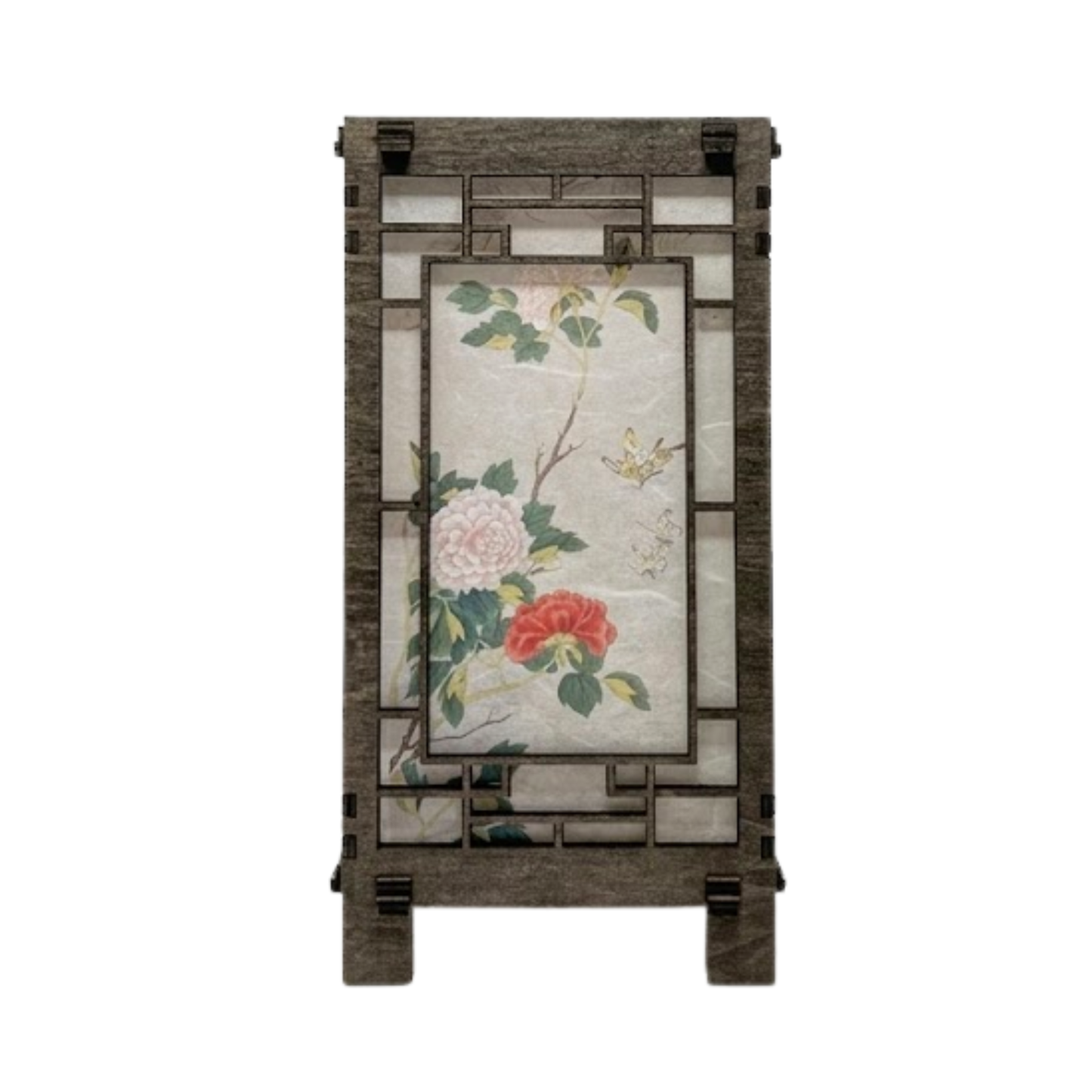 Korean Traditional Wood Lantern 5.5x5.5x11 D