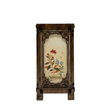 Floral Korean Lantern Lamp - 4x4x8 B