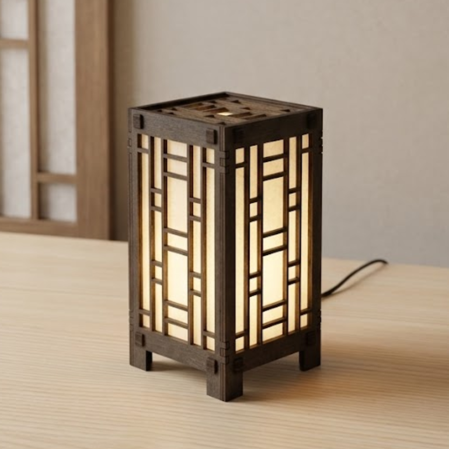 Korean Lantern Lamp - 4x4x8 E
