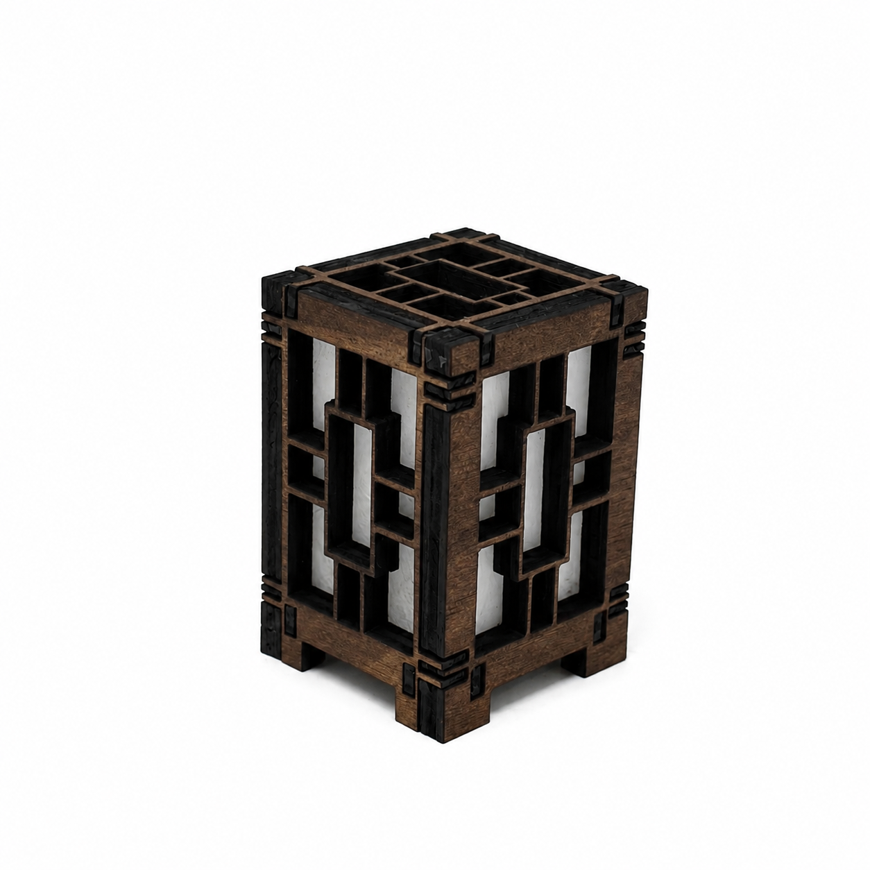 Mini Wooden Korean Lantern Table Decors Lamp- 1.5X1.5X2.5-A32
