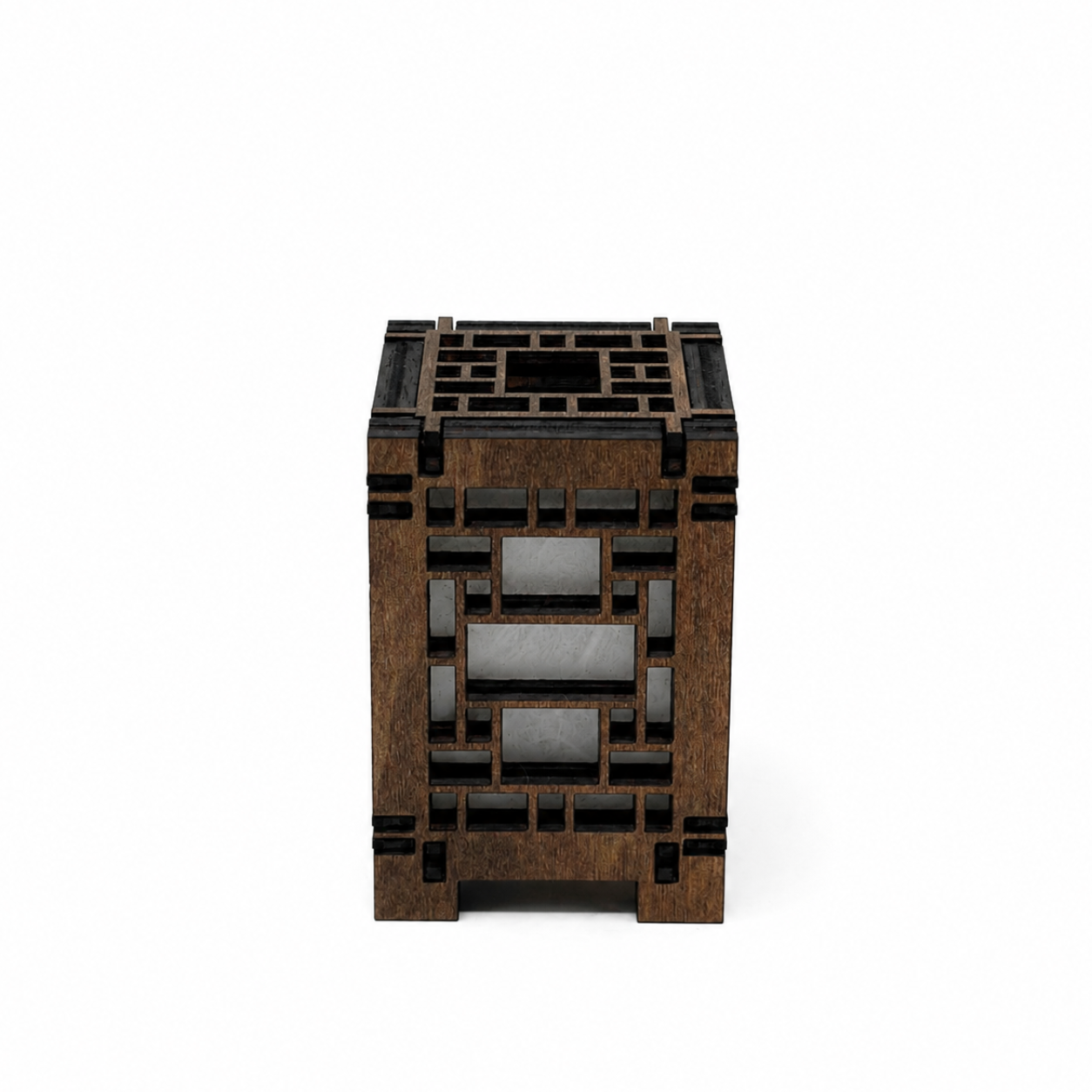 Mini Wooden Korean Lantern Table Decors Lamp- 1.5X1.5X2.5-A27