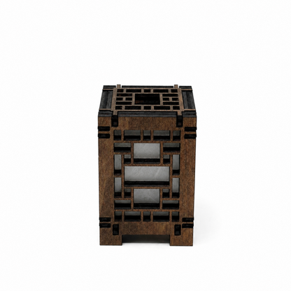 Mini Wooden Korean Lantern Table Decors Lamp- 1.5X1.5X2.5-A27