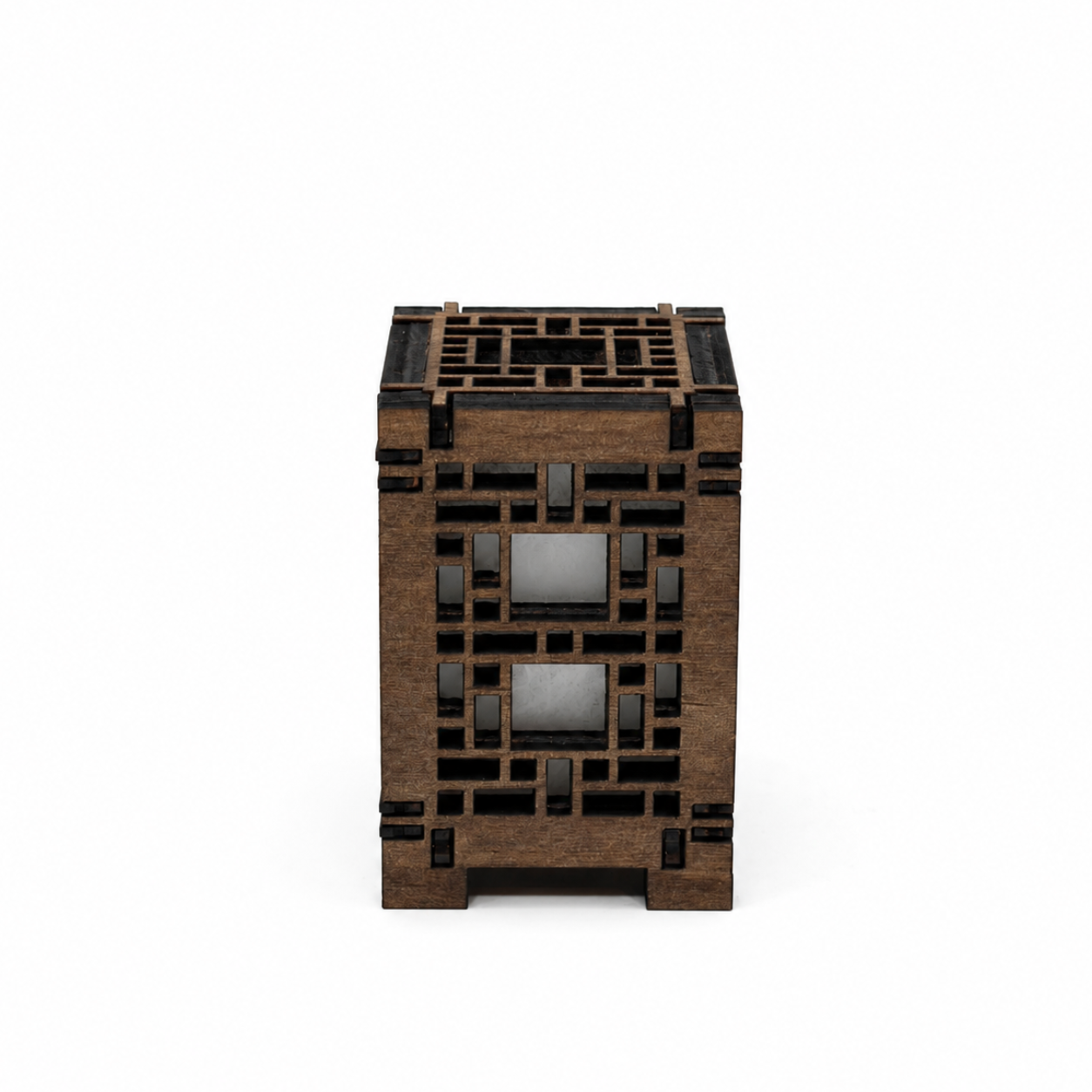 Mini Wooden Korean Lantern Table Decors Lamp- 1.5X1.5X2.5-A34