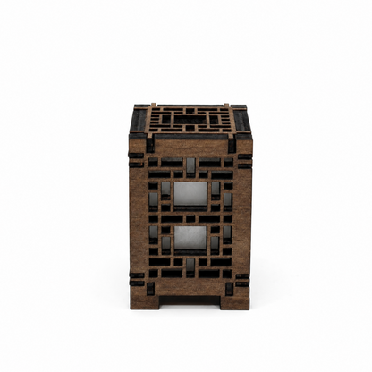 Mini Wooden Korean Lantern Table Decors Lamp- 1.5X1.5X2.5-A34