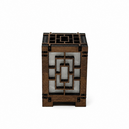 Mini Wooden Korean Lantern Table Decors Lamp- 1.5X1.5X2.5-A40