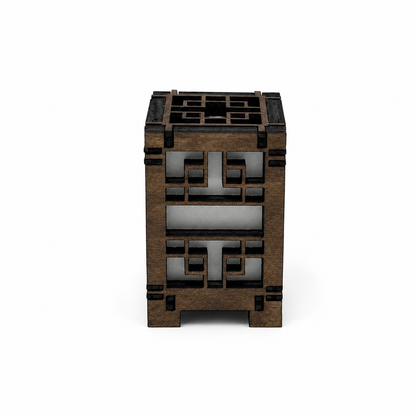 Mini Wooden Korean Lantern Table Decors Lamp- 1.5X1.5X2.5-A10