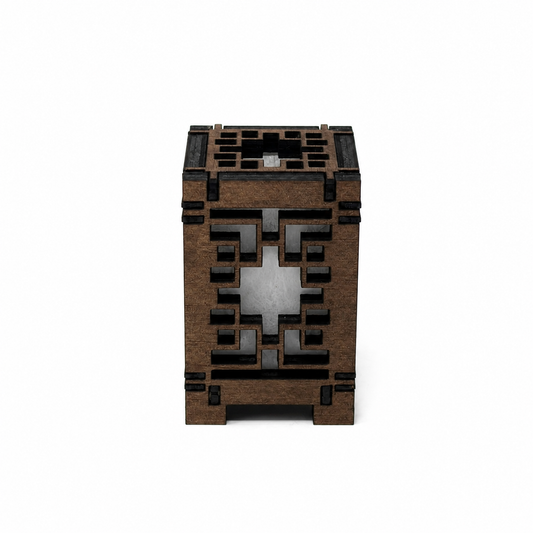 Mini Wooden Korean Lantern Table Decors Lamp- 1.5X1.5X2.5-A23